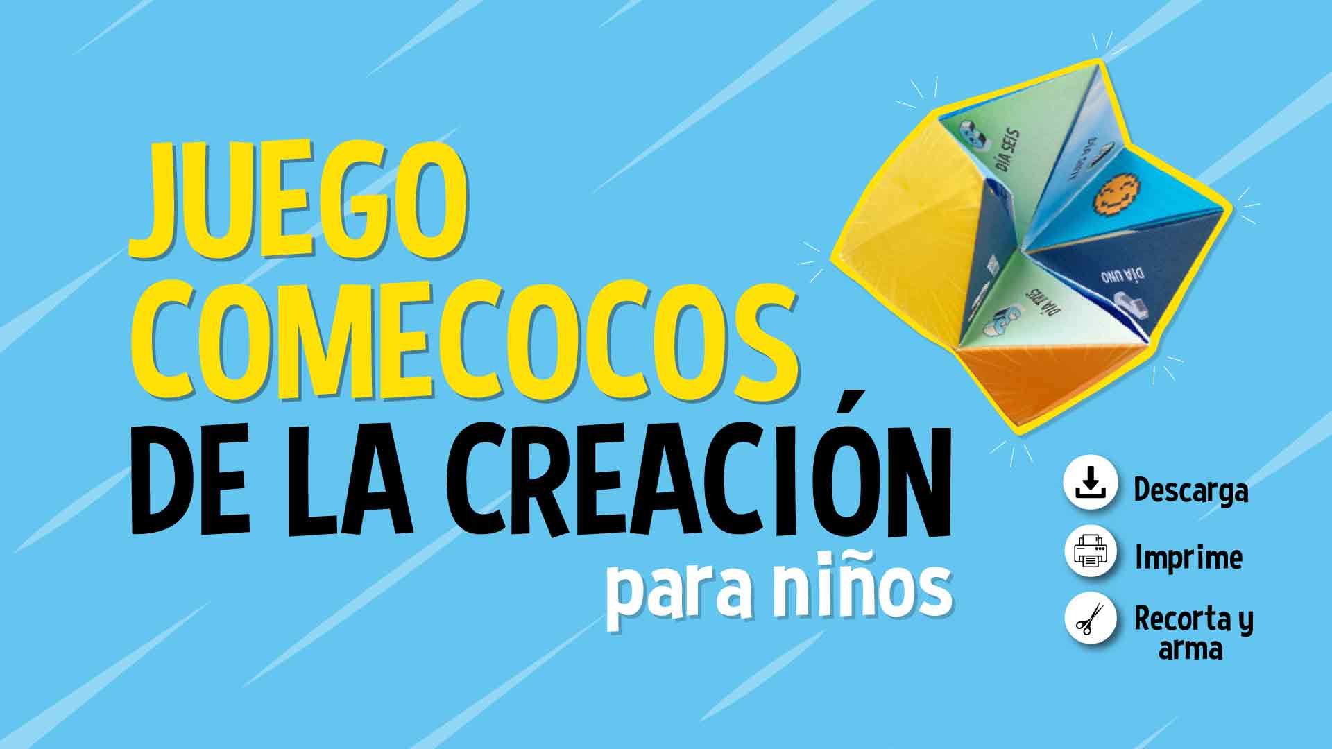 Juego de la creación para niños