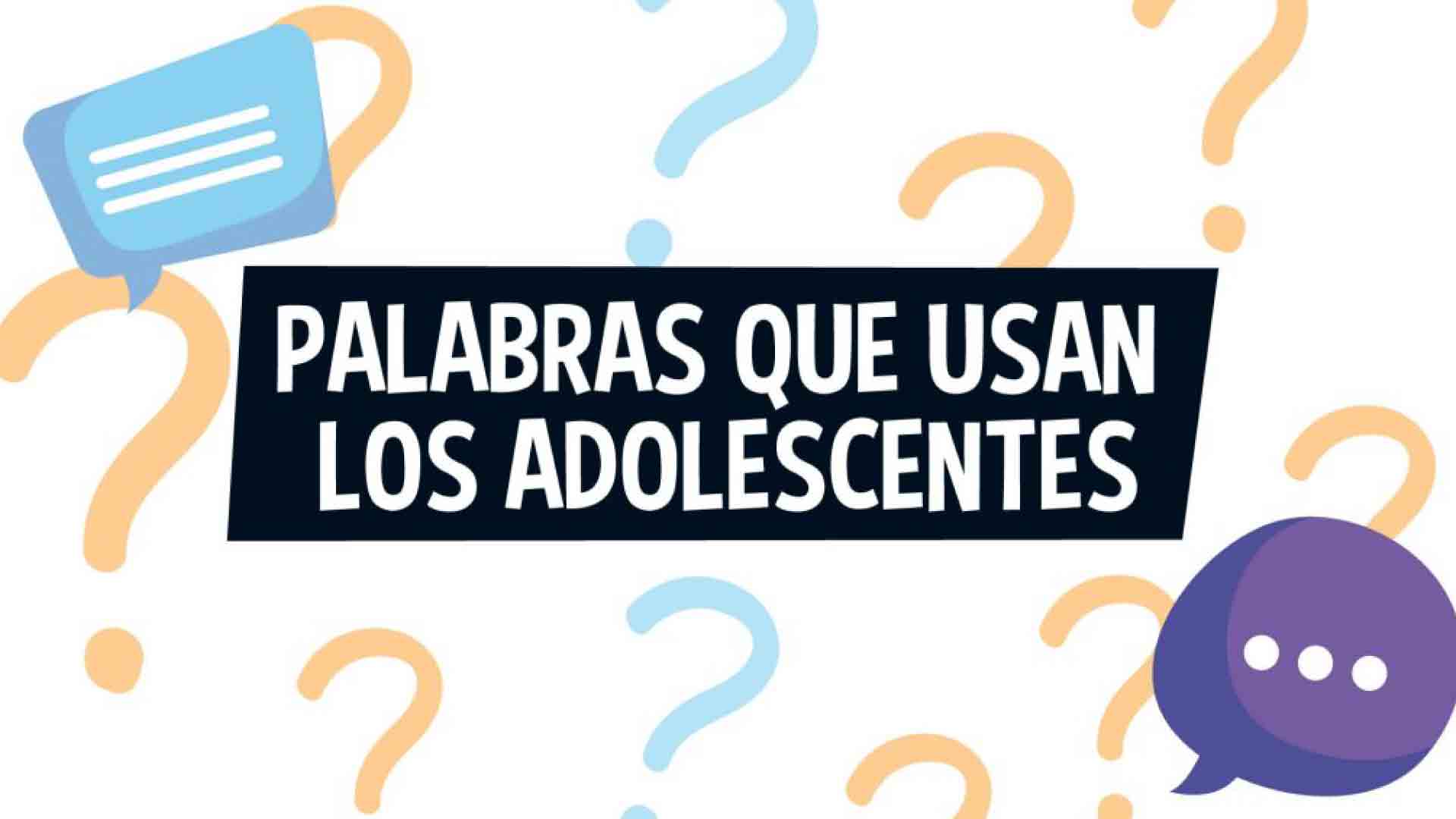 PALABRAS QUE USAN LOS ADOLESCENTES
