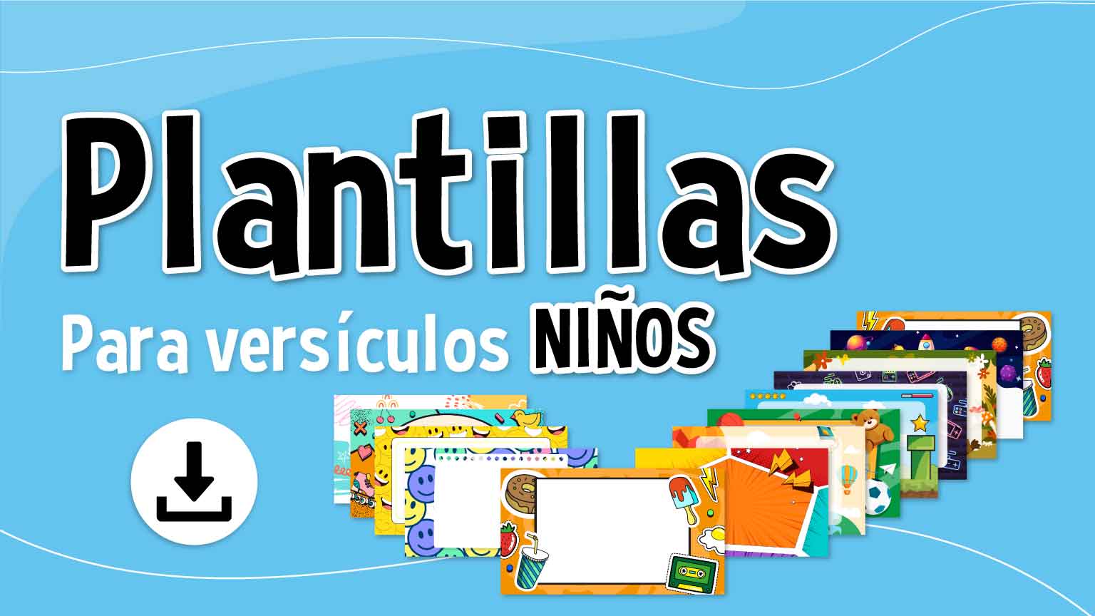 Plantillas Powerpoint versículos para niños