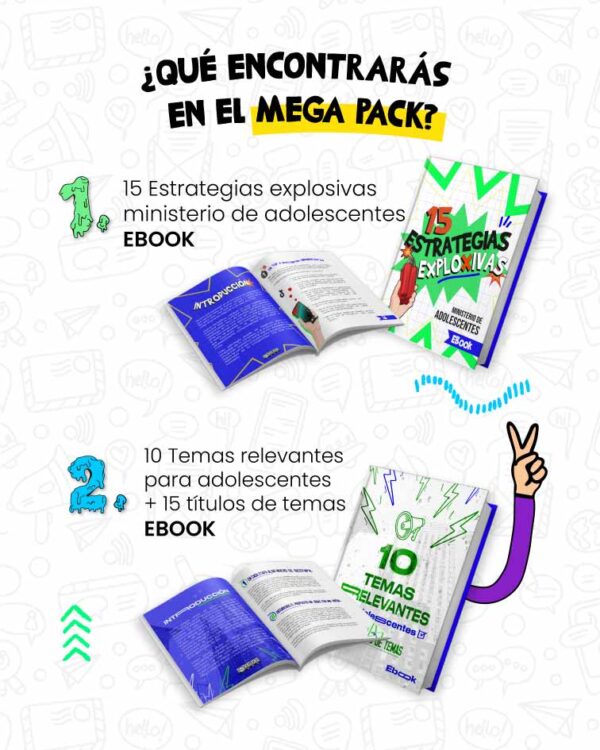 Mega Pack Ministerio Adolescentes - Imagen 2