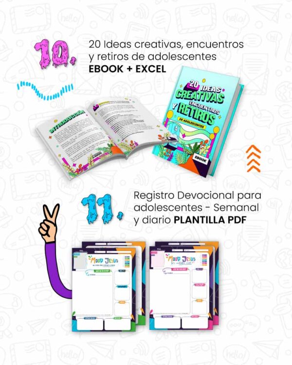 Mega Pack Ministerio Adolescentes - Imagen 6