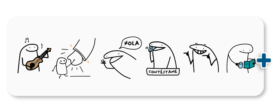 stickers garabato