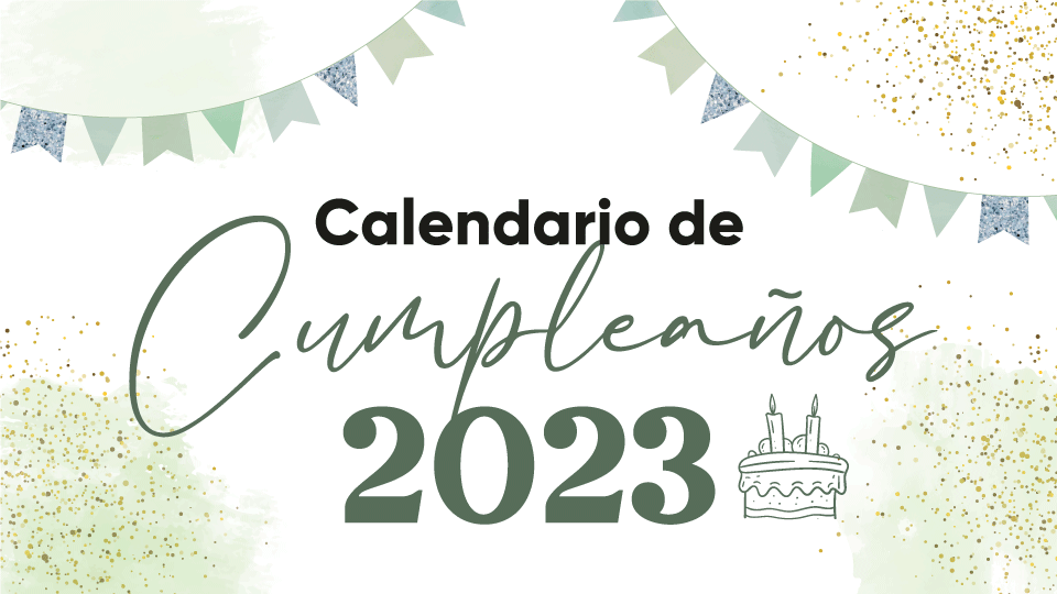 Calendario de cumpleaños 2023