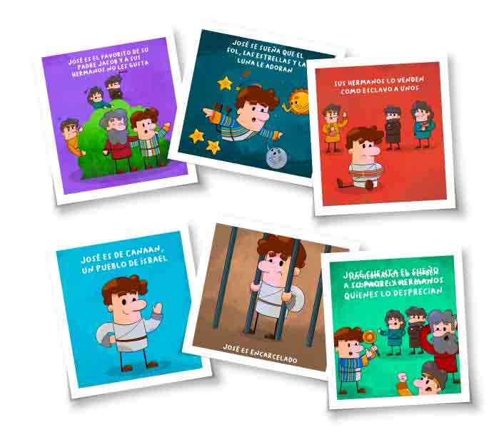 historia de José para niños