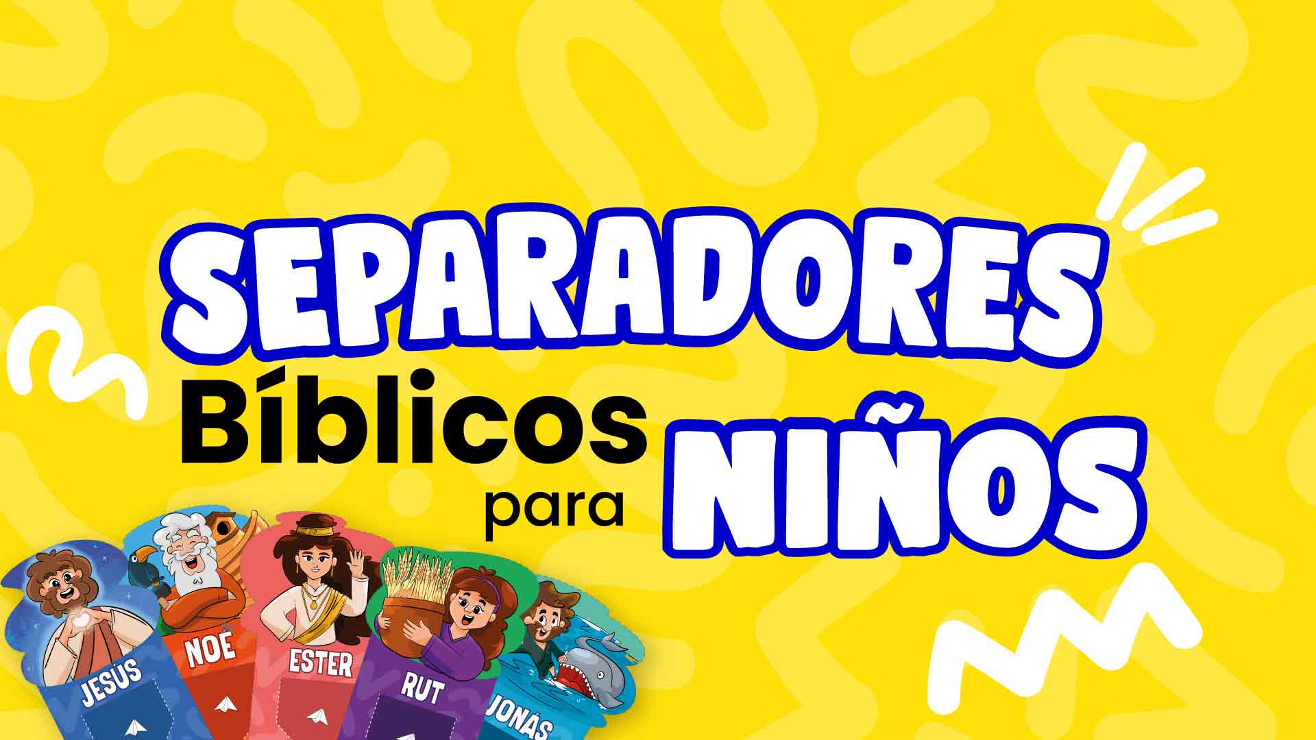 Separadores de libros para niños cristianos