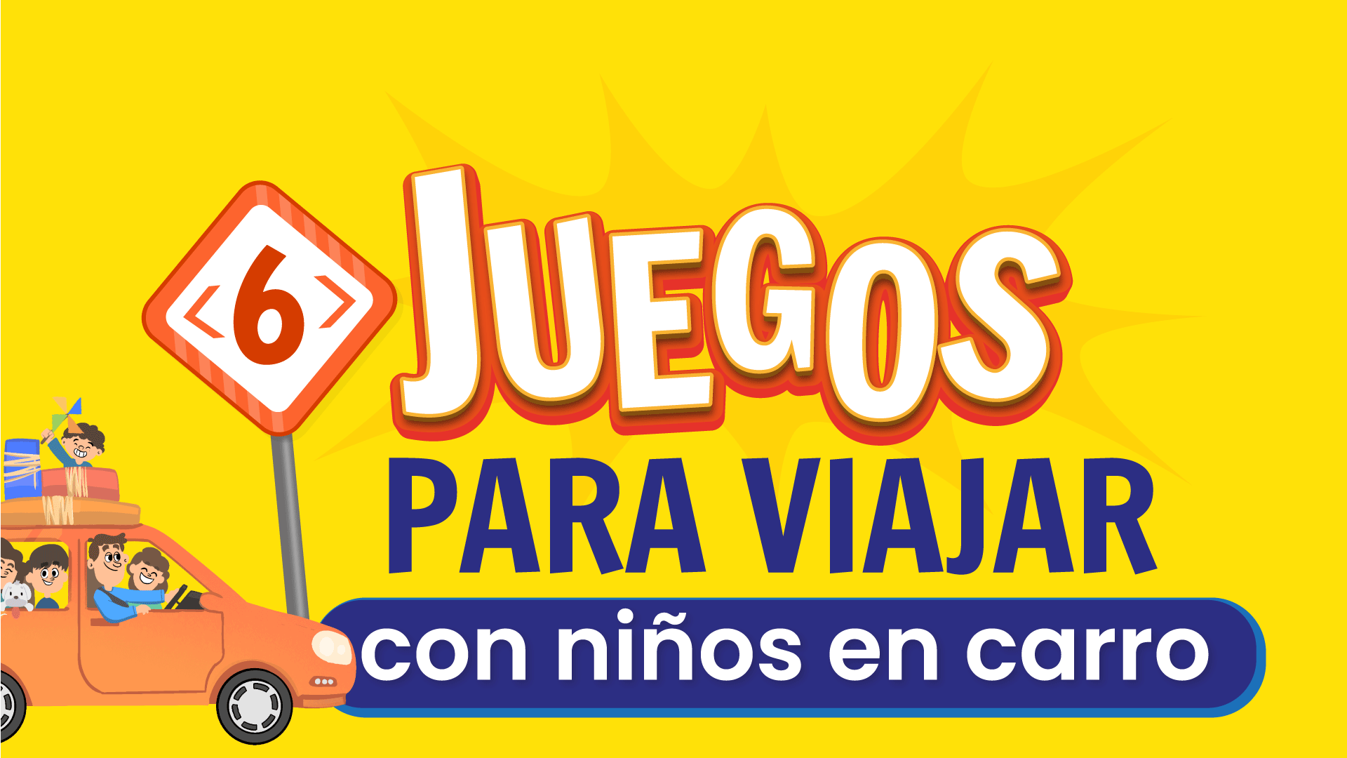 Juegos para viajes en coche con niños