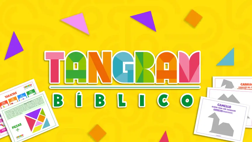 Tangram biblico para imprimir PDF