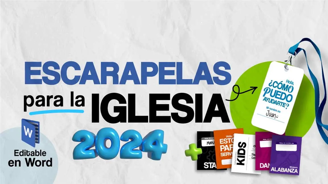 Escarapelas para la iglesia 2024