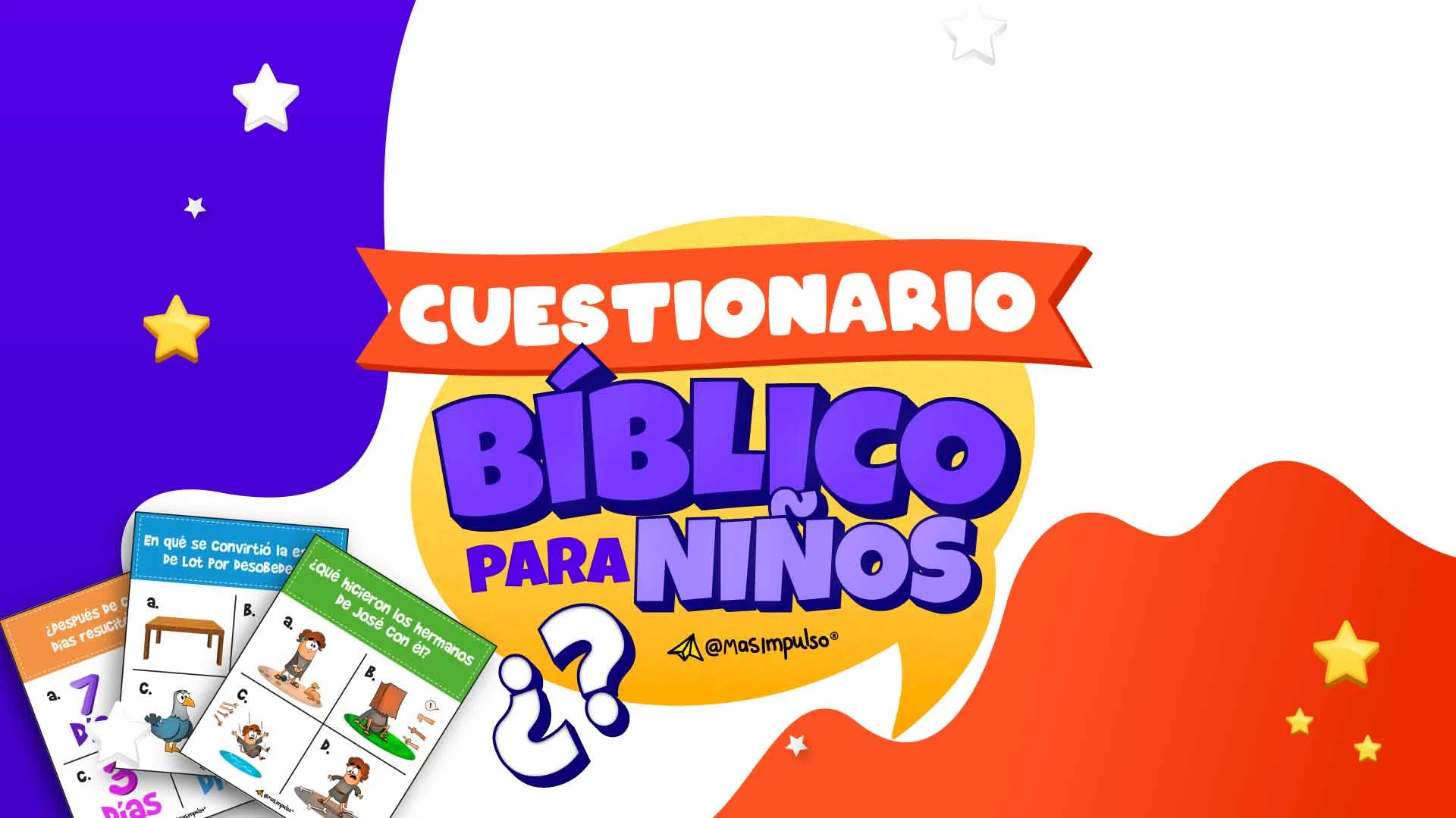 Cuestionario biblico para niños