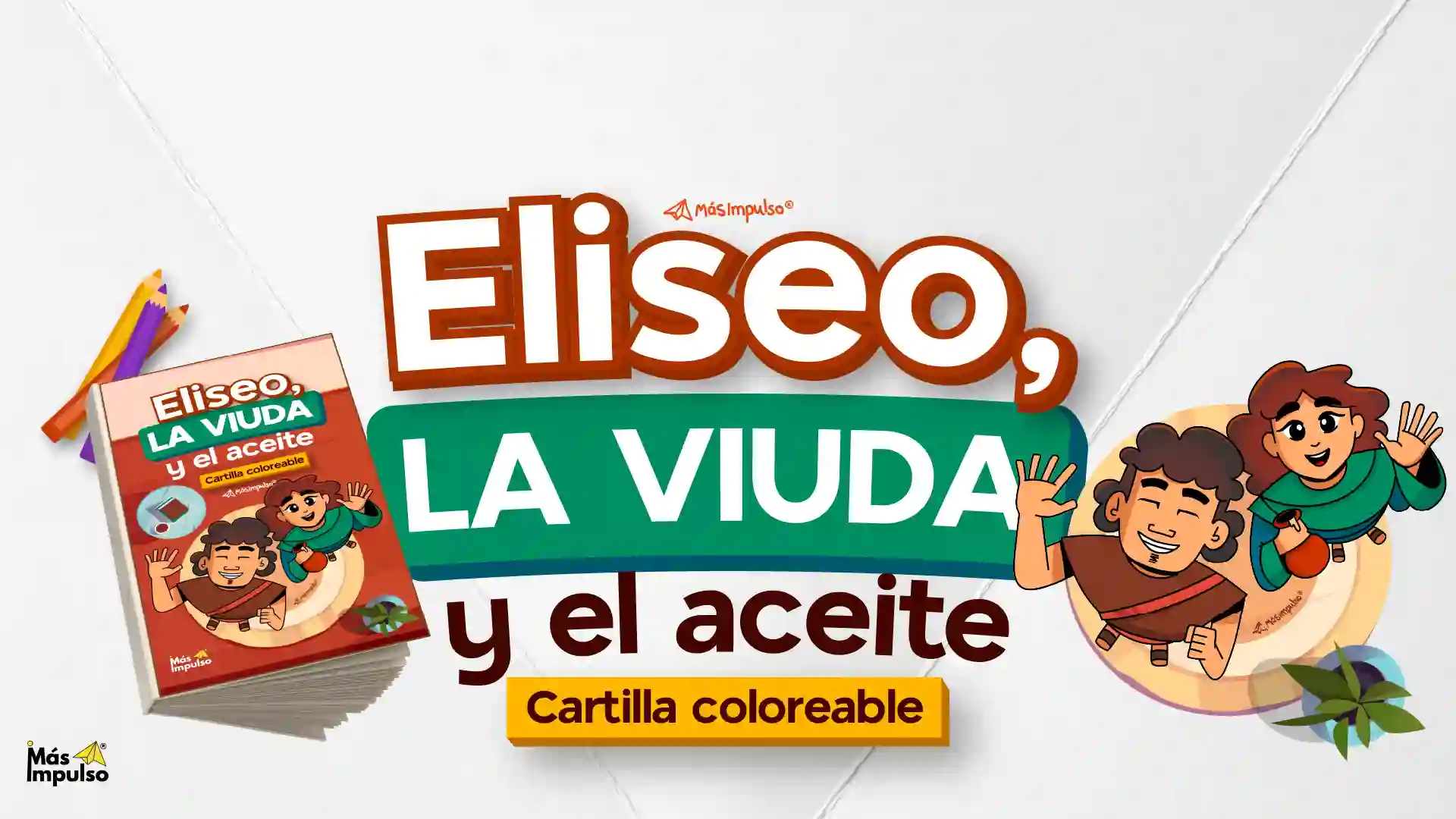 Eliseo y la viuda para niños