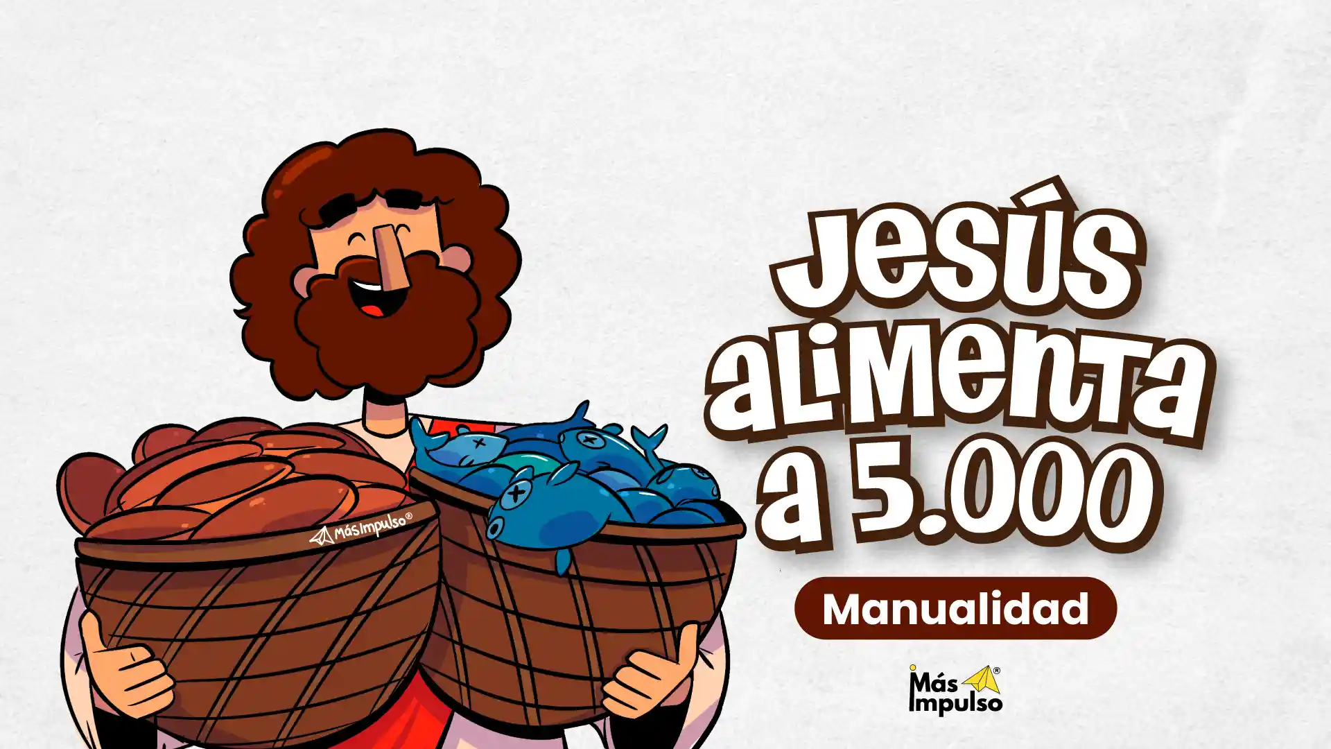 Jesús alimenta a 5000 para niños