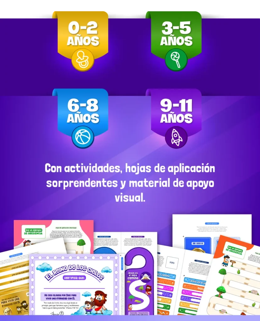 Lecciones bíblicas para niños 2025