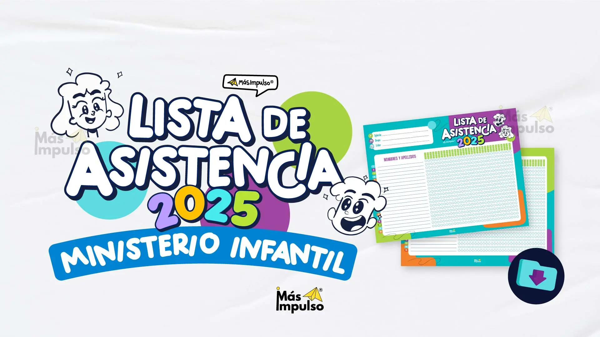 Lista de asistencia escuela dominical