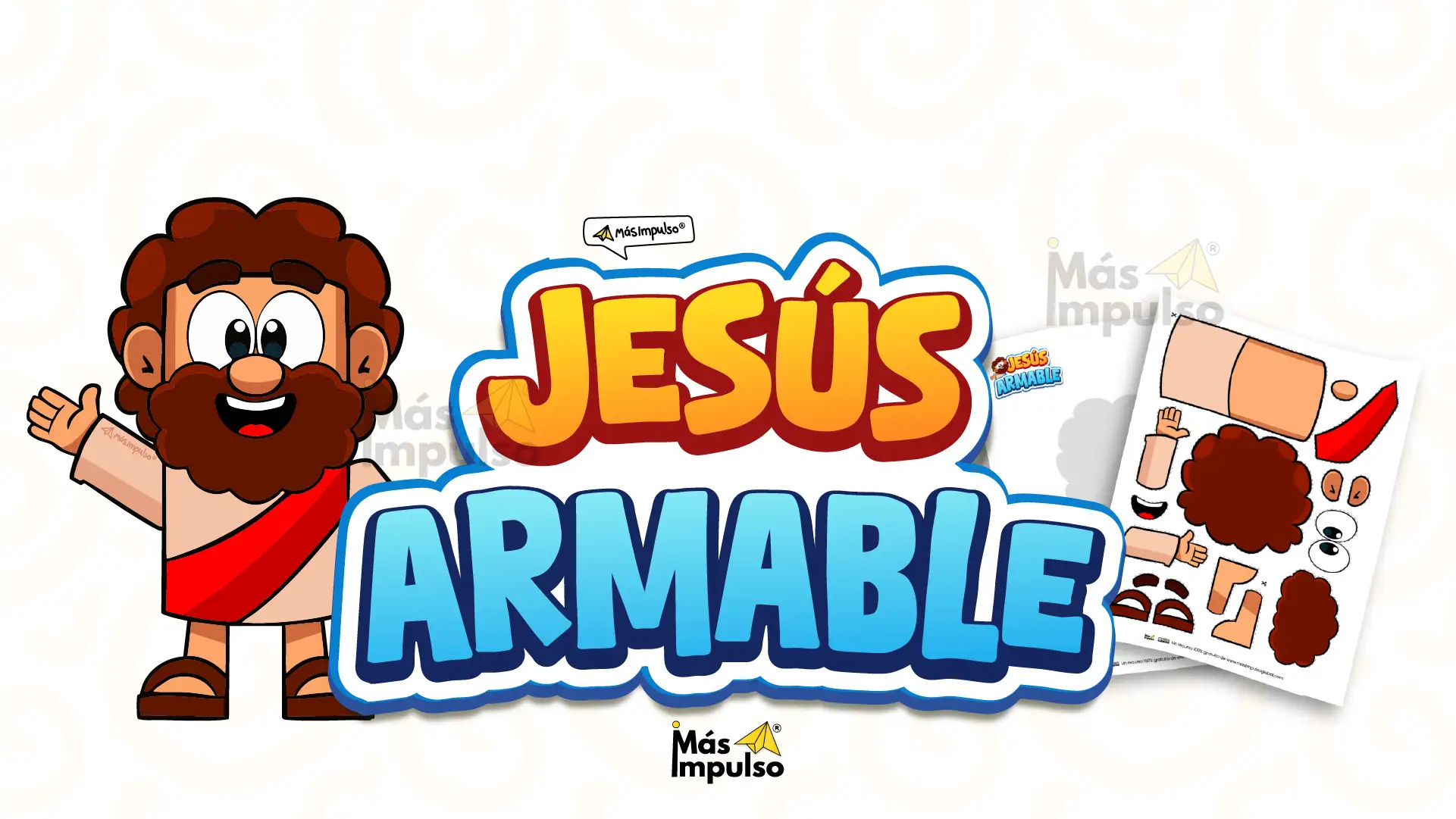 Jesús articulado para niños