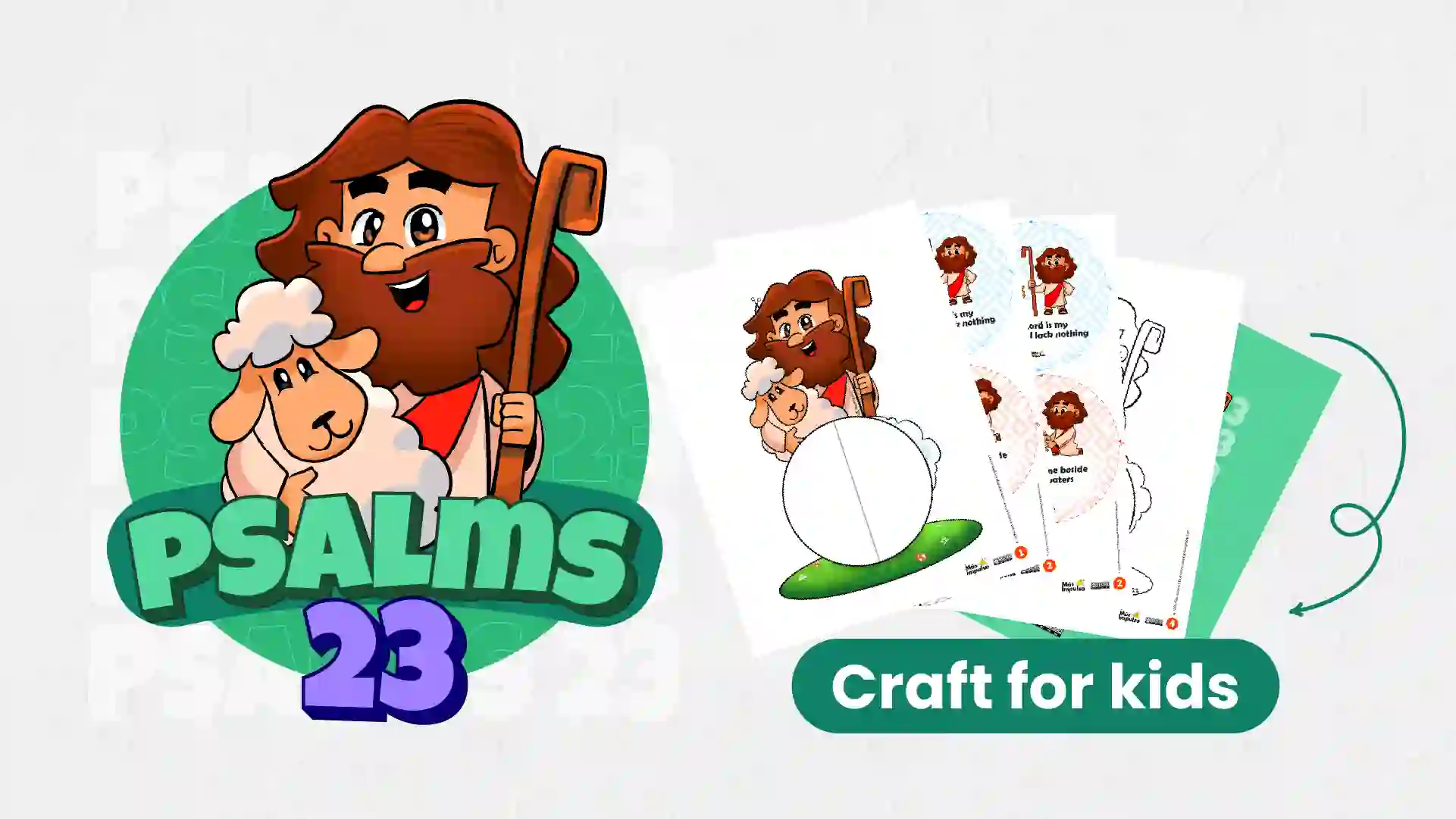 Psalm 23 Craft for Christian Kids