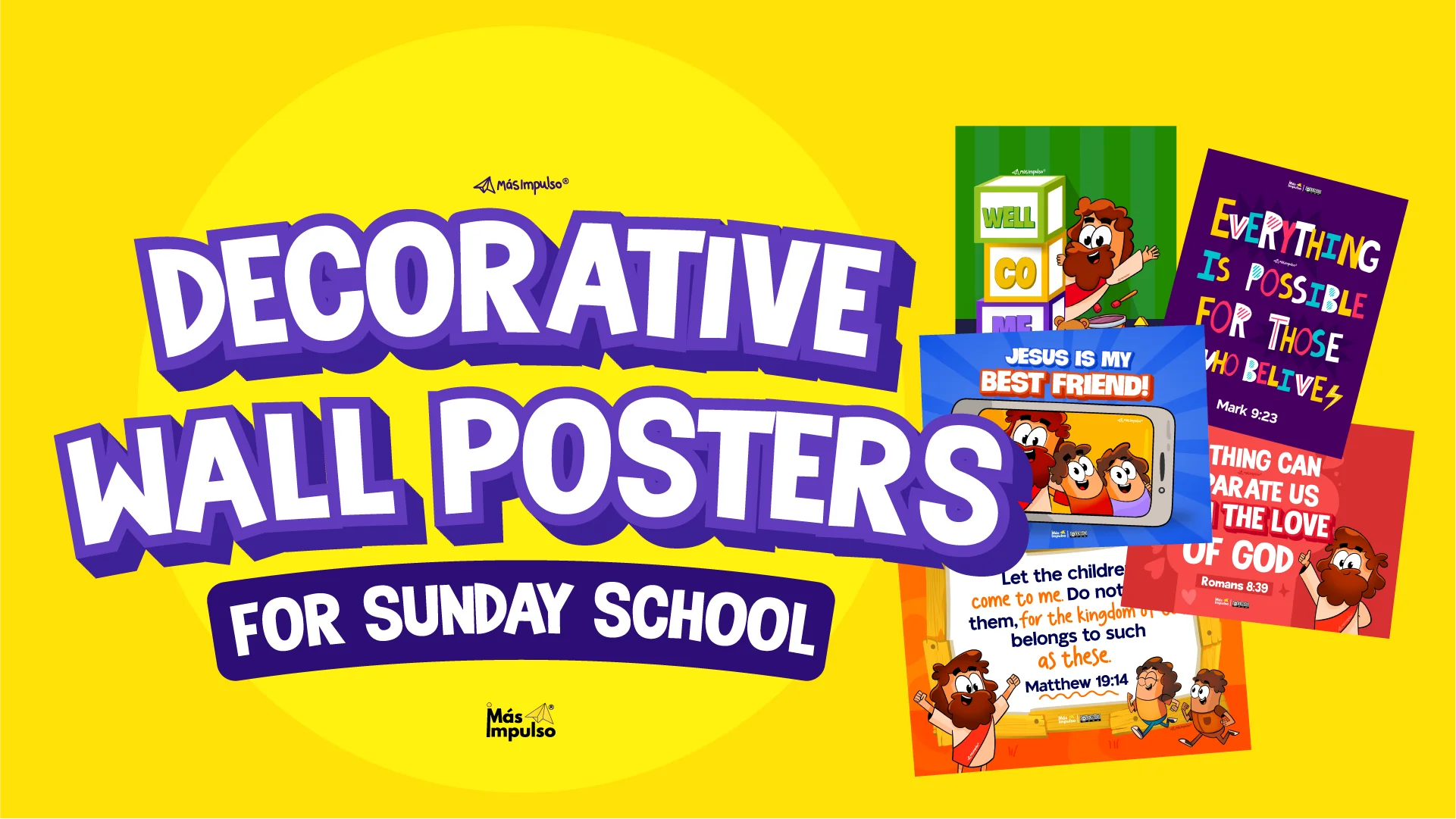 Decorative stickers for Sunday school