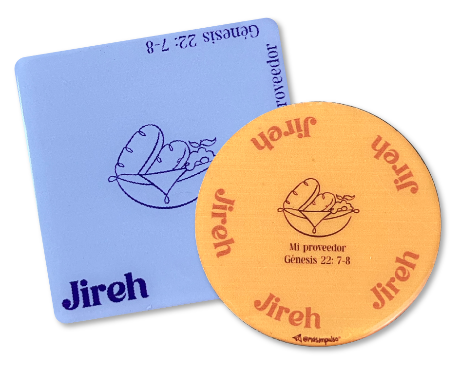 portavasos cristianos con los nombres de Dios