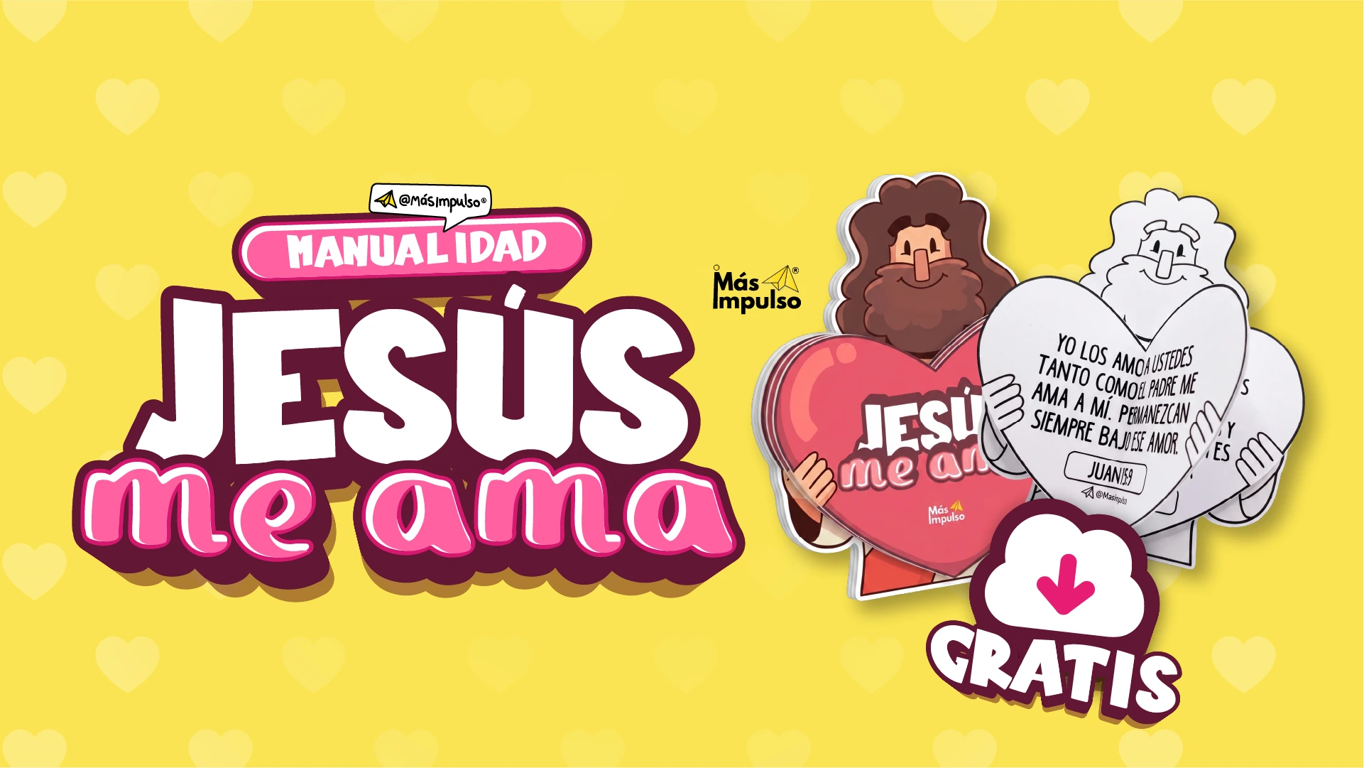 manualidad Jesús me ama para niños