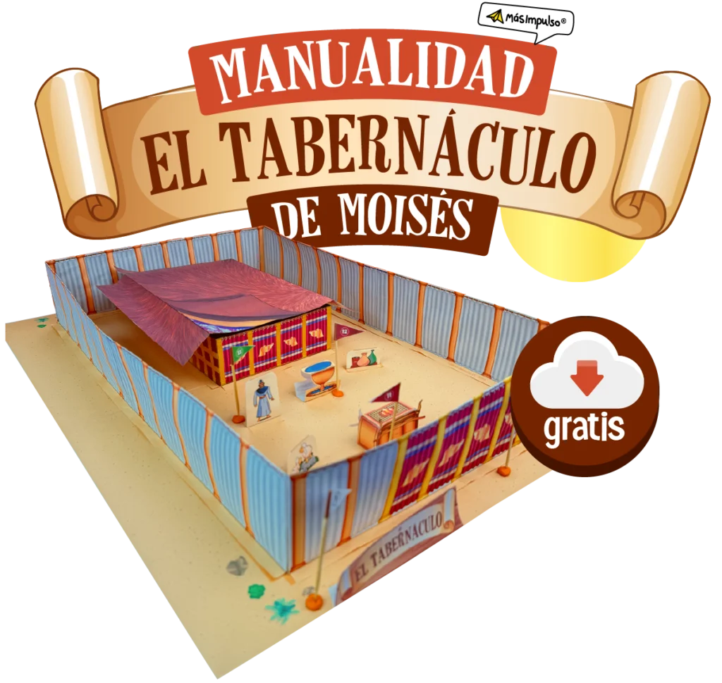 Manualidad tabernáculo de Moisés para armar