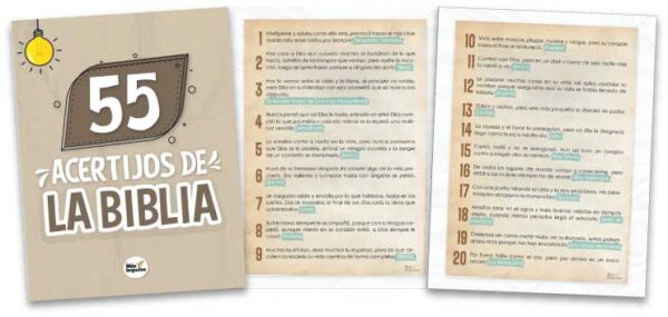 55 acertijos de la Biblia | Juegos cristianos en familia - Más Impulso