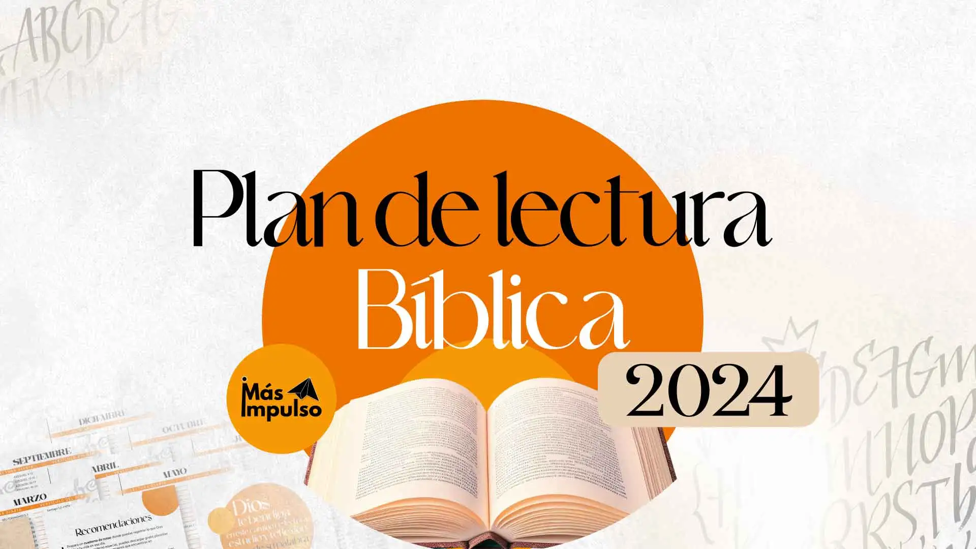 Plan de Lectura Biblica 2024 PDF Gratis Más Impulso